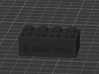 "a brick boss" ornament