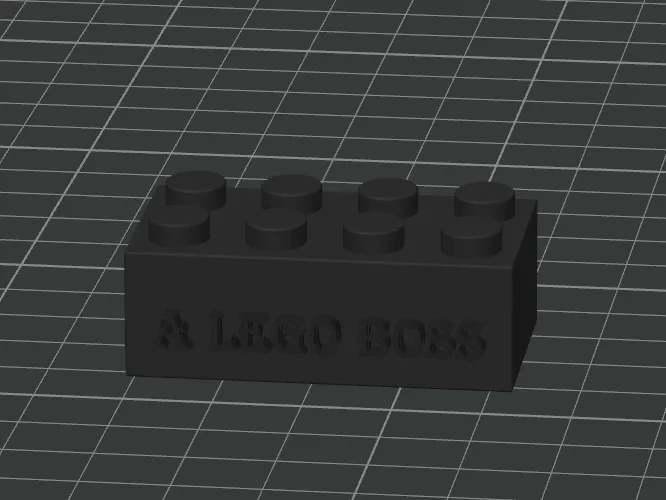 "a brick boss" ornament