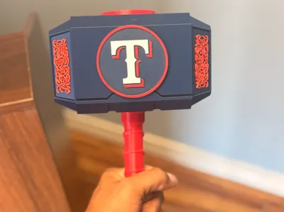 Texas rangers Thor hammer