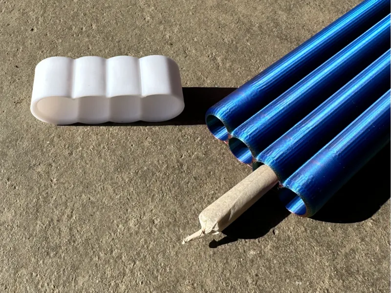 Quad Joint Tube with Cap