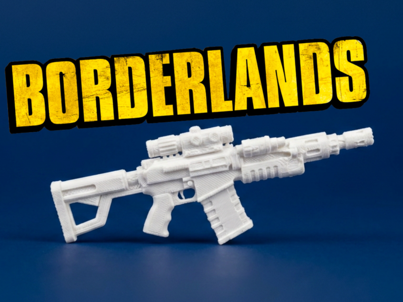 Borderlands Style Sci-Fi Rifle