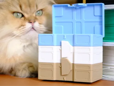 Mini Stackable Lidded Storage Box
