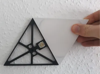 Nanoleaf Mounting Template (Mini Triangles)