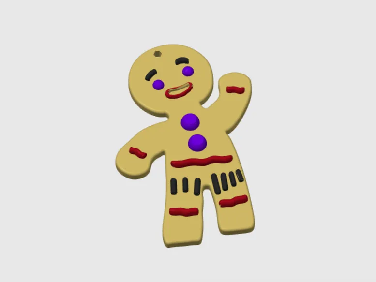 Christmas tree decoration gingerbread