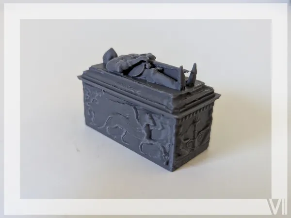 Décor de jeu — tombeau de chevalier