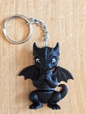 Llavero: Cute dragon flexi keychain - quick print — vista de referencia 2