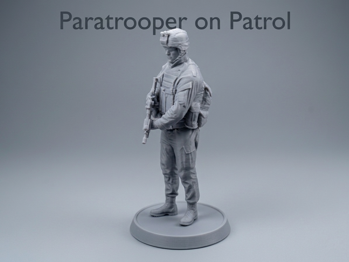 Soldier on Patrol (Paratrooper during GWOT)