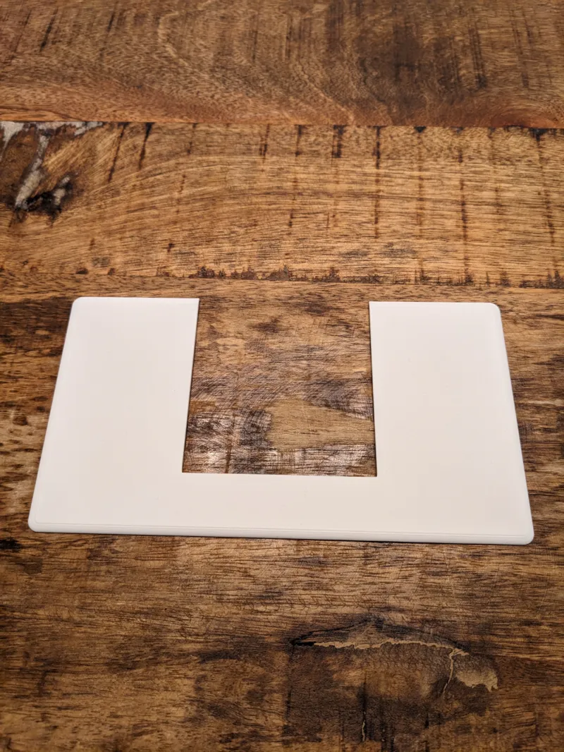 Cover Plate with cutout