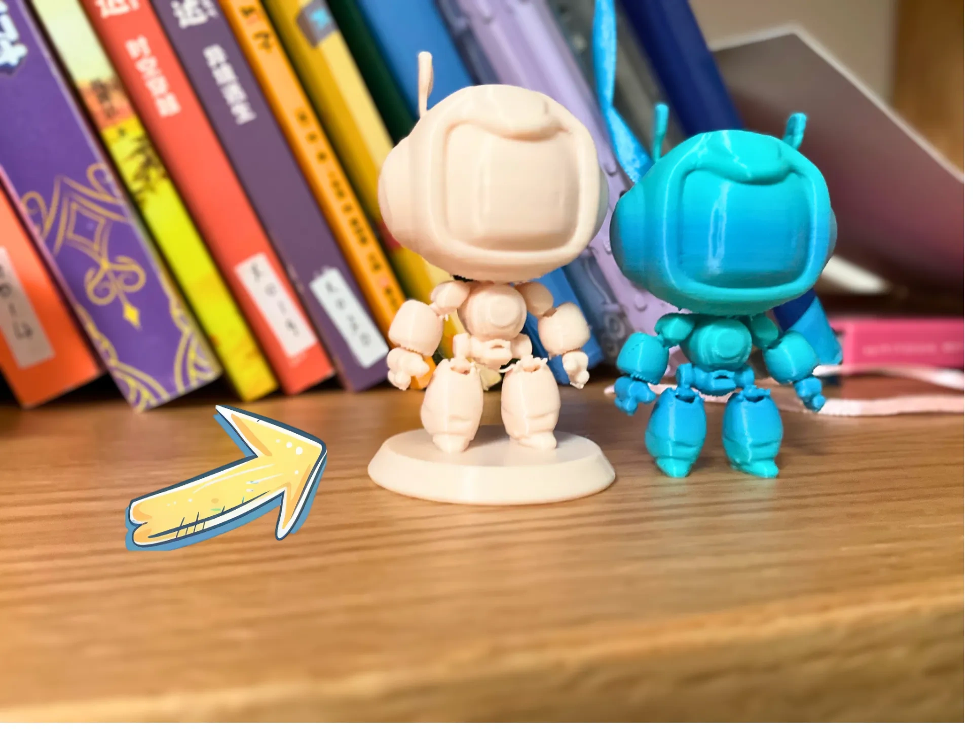 Miniatura 2 do modelo 3D 卡通机器人小伙伴们