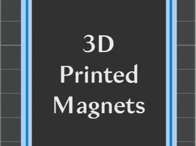 3d Phone Magnet for Display