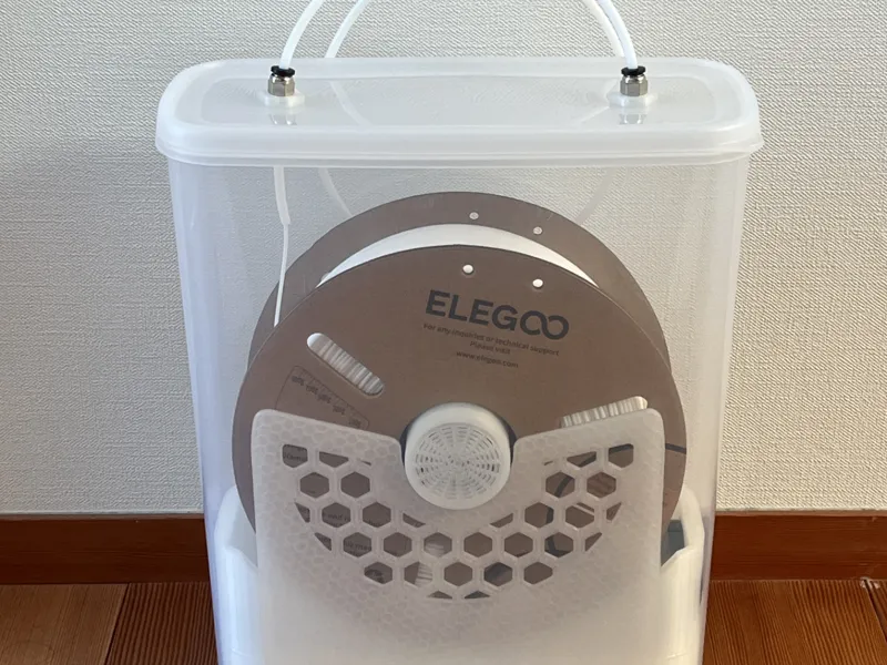 DIY filament drybox V2(Inomata-K Dry Food Stocker)