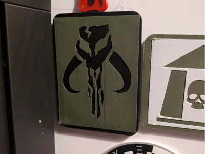 Mandalorian Mythosaur Skull Locker Magnet