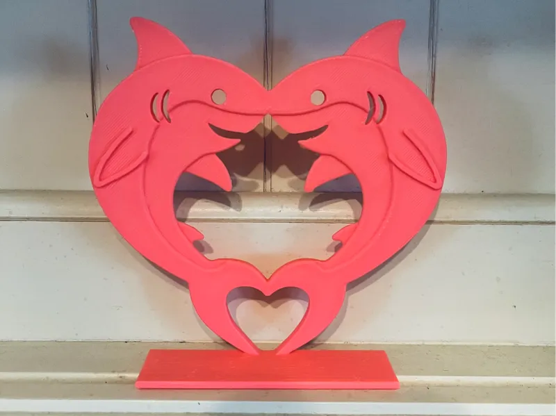 shark love heart