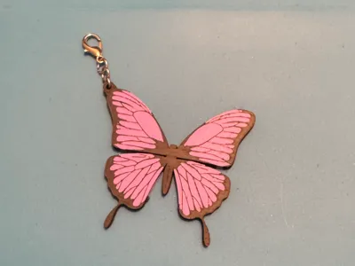 Butterfly keychain/Portachiavi farfalla