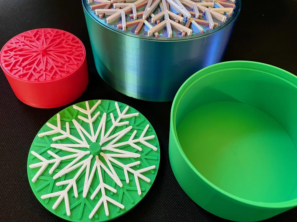 Decorative Snowflake Boxes - Free 3D Print Model - MakerWorld