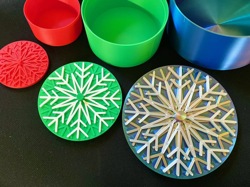Decorative Snowflake Boxes - Free 3D Print Model - MakerWorld