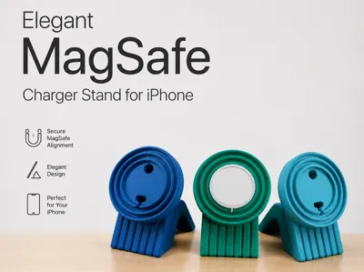 Elegant Magsafe charger stand for iPhone