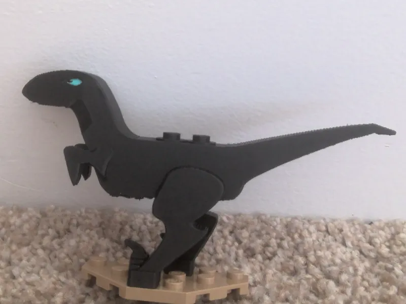 Movie Accurate L3GO Velociraptor Figure