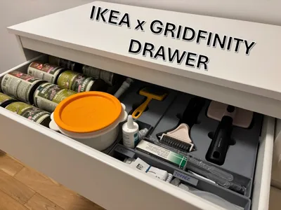 IKEA × Gridfinity – Inserts for Cat Tool Storage