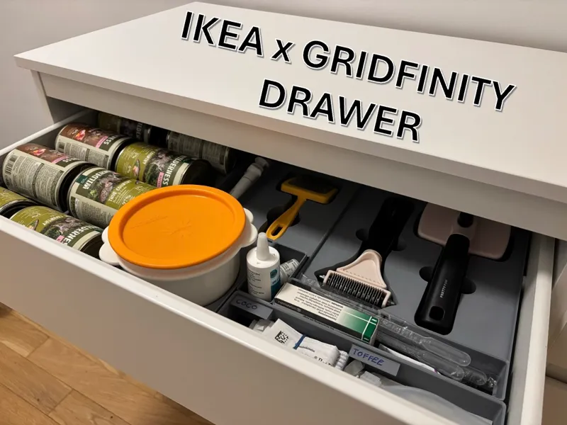 IKEA × Gridfinity – Inserts for Cat Tool Storage
