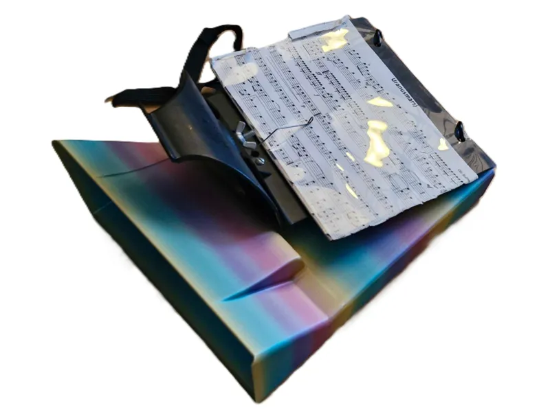 Flute Marching Lyre Container