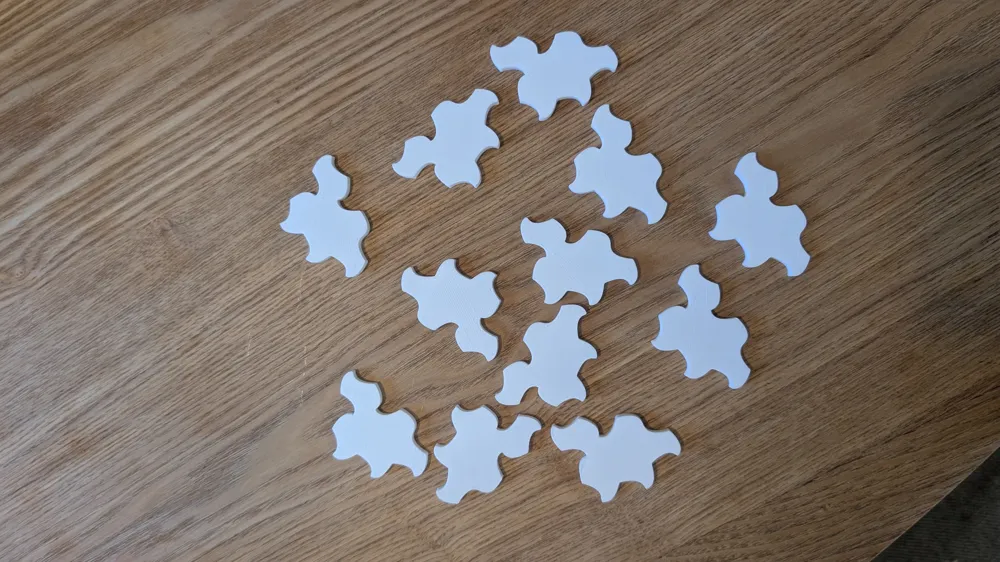 Vampire Tile Math Vampire Einstein Tiles (16pieces) - Free 3D Print Model - MakerWorld