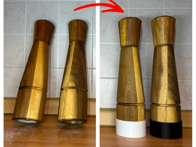 Ikea Intressant salt and pepper grinder caps