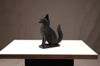 Sculpture de renard organique minimaliste — photo 2