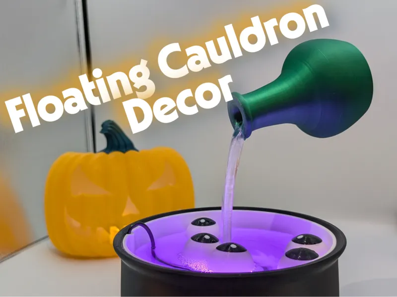 Floating Flask Cauldron illusion decor
