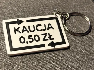 Keychain "KUCJA 0,50 ZŁ"