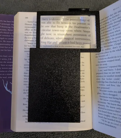 Magnifier card case 85x55mm