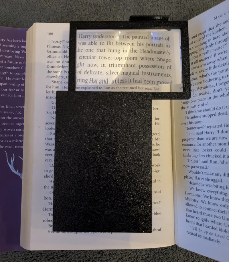 Magnifier card case 85x55mm