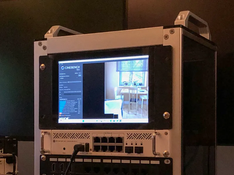 IPistBit 8" Screen 3U Bracket for 10-inch Rack