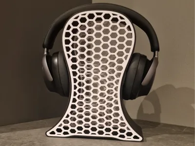 Hexagon headset stand