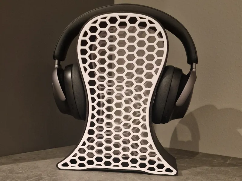 Hexagon headset stand