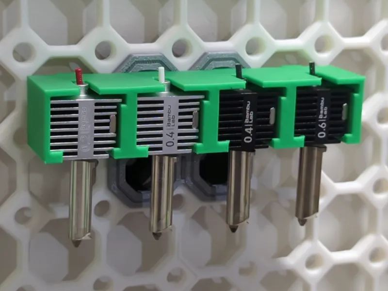 Multiboard A1 Bambu Nozzle Holder 4-slot
