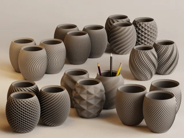 Aya & Sfera – Toothbrush Holder & Desk Organizer