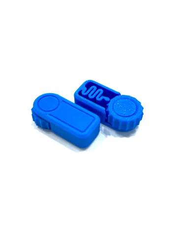 Objeto manipulable: Mini Clicky Wheel Fidget Toy (Print in Place) — vista de referencia 3