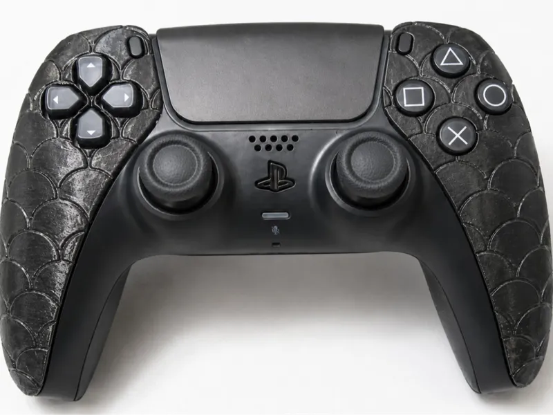 Tampa para controle PS5 com textura de escamas