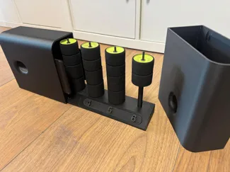RC - Box  für 1:12 Moosgummi  Wheels - Radständer