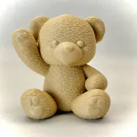 Sitting Waveing Bear 60mm