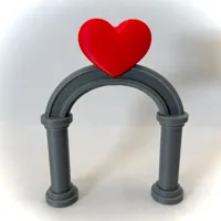 Duo Color and Single Color Love Arch