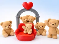 All Bears with Sofa and Arch