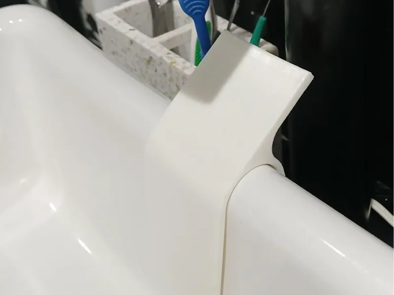 Drip Edge for Bathroom Sink