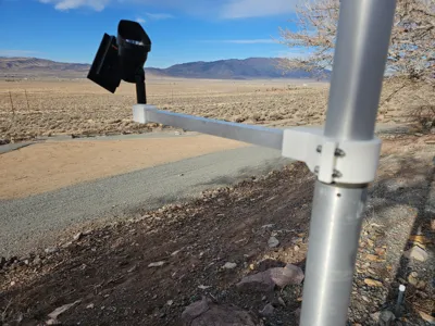 Flag Pole Light Mount