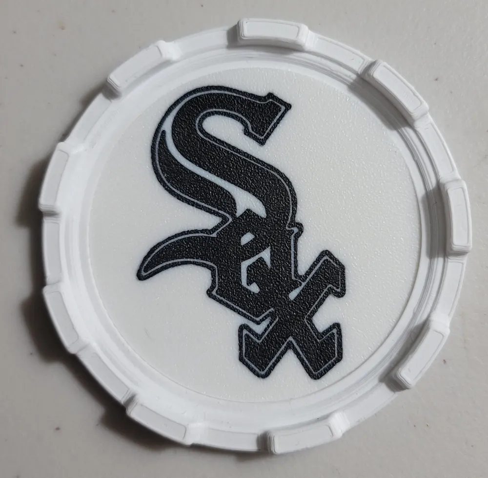 MASTER COASTER INSERT CHICAGO WHITE SOX by mercadogarzas MakerWorld