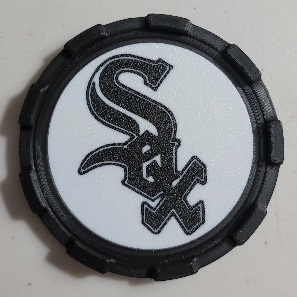 MASTER COASTER INSERT CHICAGO WHITE SOX by mercadogarzas MakerWorld