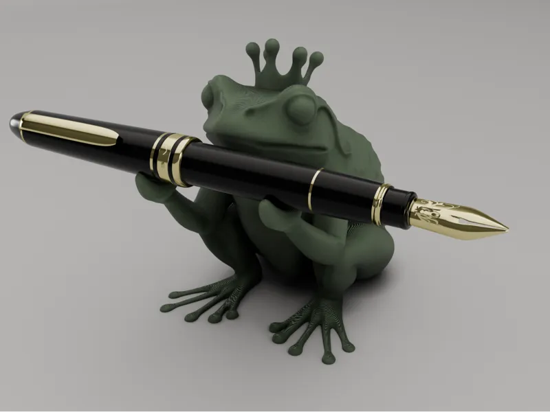 Frog Pen Holder