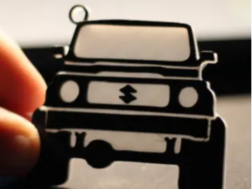 Suzuki Samurai Keychain PLA dual colour