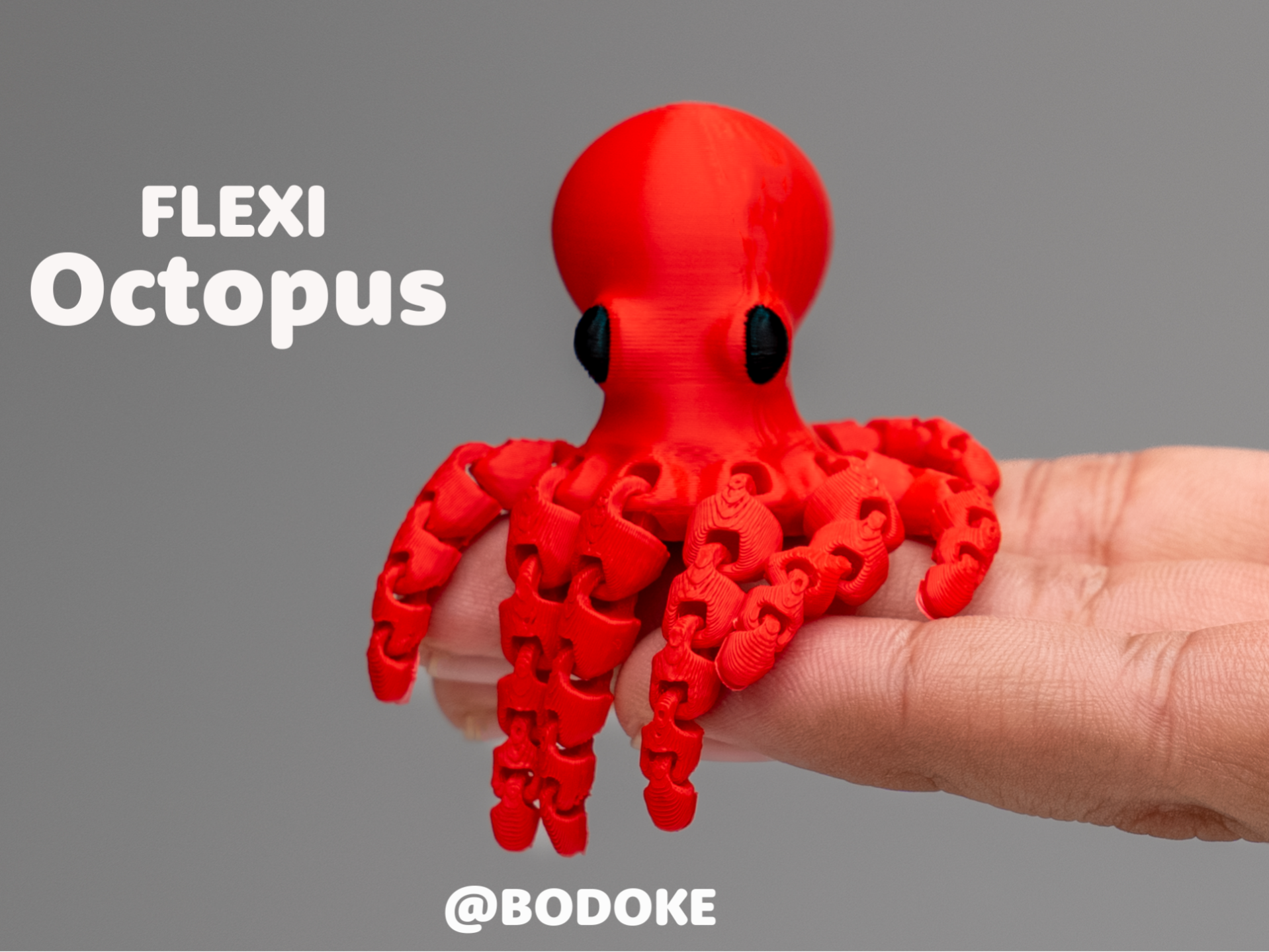 Flexi Octopus Realistic - Articulated